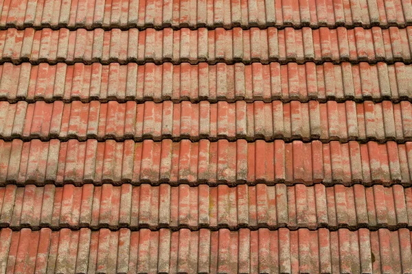 Techo de azulejo rojo — Foto de Stock
