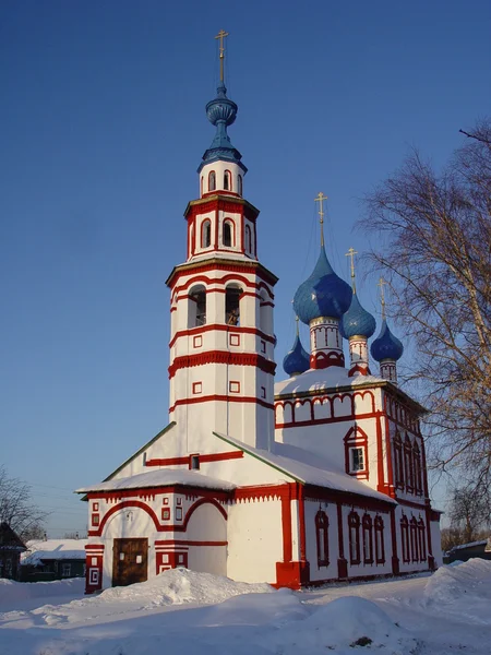 Церковь зимой Стоковое Изображение