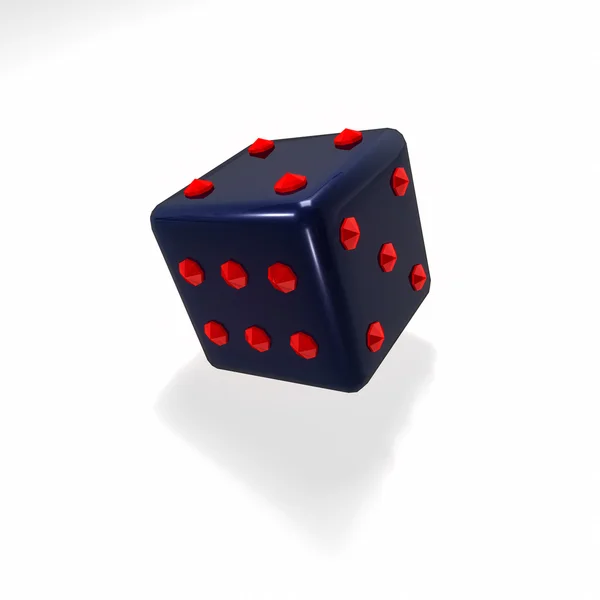 Рубиновый кубик — стоковое фото