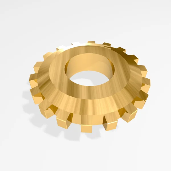 stock image Gold gear