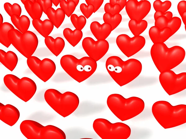 stock image Hearts acquaintance