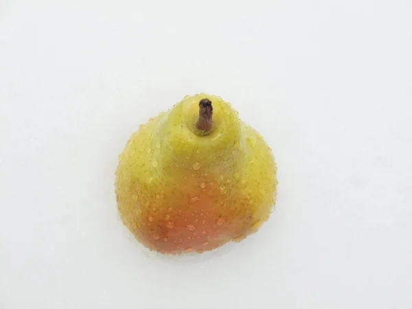 stock image Pear on a snow