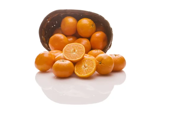 Spilling Tangerines — Stock Photo, Image