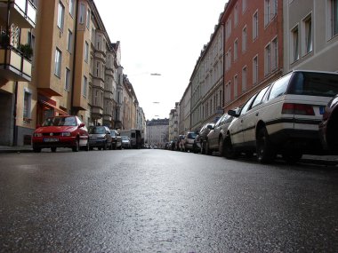 Münih Caddesi'nin düşük görünümü