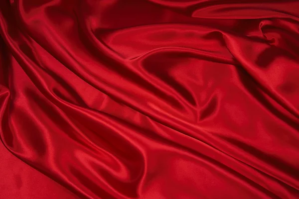 Red Satin/Silk Fabric 1 — Stock Photo, Image