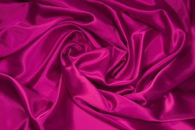 Pink Satin/Silk Fabric 1 clipart