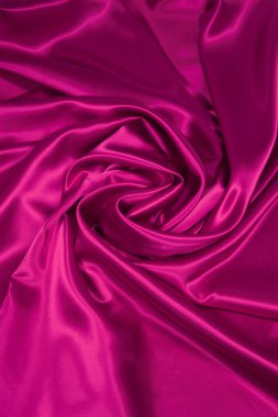 Pink Satin/Silk Fabric 2 clipart