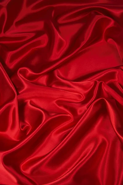 Tecido de cetim / seda vermelho 2 — Fotografia de Stock
