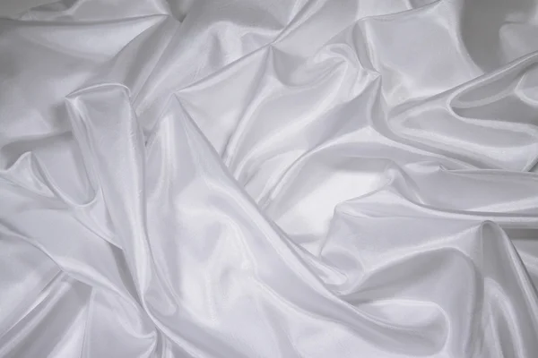 Hvid satin / silke stof 1 - Stock-foto