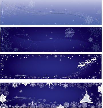 Winter Banners clipart