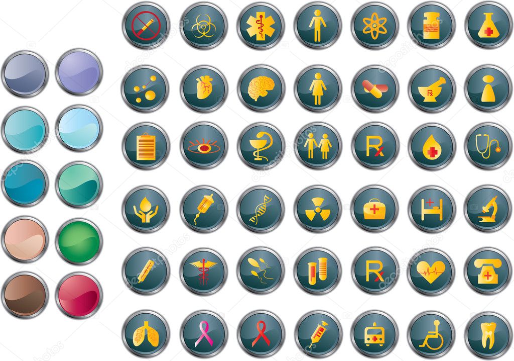 Medical buttons