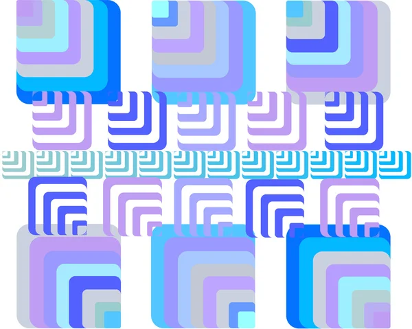 Quadrats abstraits — Image vectorielle