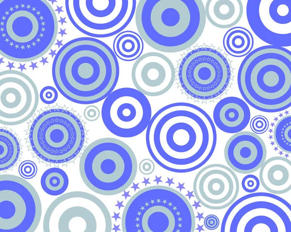 Modèle de cercle rétro — Image vectorielle