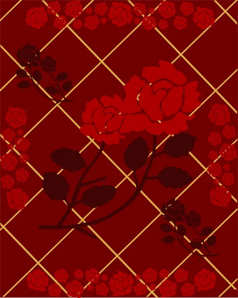 Червоні троянди — стоковий вектор