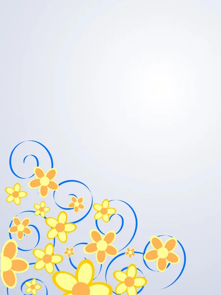 Barevné květy — Stockový vektor