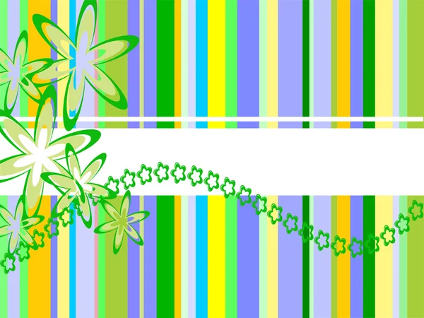 BlomdekorKvětinové dekorace — Stockový vektor