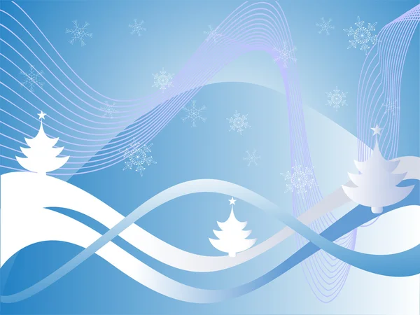 Jul - vinter scen — Stock vektor