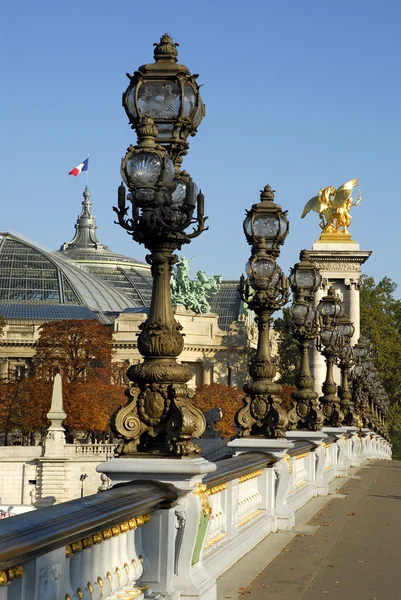 A ponte Alexandre III em Paris — Fotografia de Stock