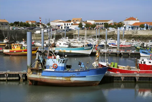 Hamnen i la Cotinière i Frankrike — Stockfoto