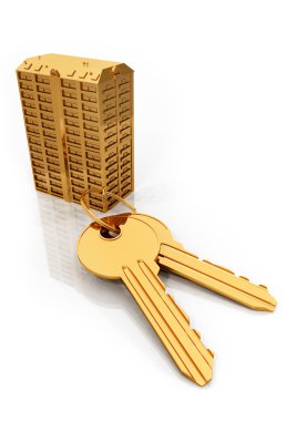 Gold keys clipart