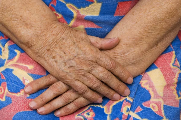 stock image Hands of the grandmother