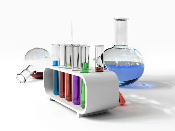 stock image The laboratory tust tubes