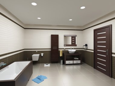 Bathroom interior clipart