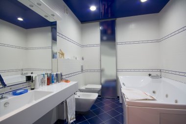 Modern banyo iç mimarisi