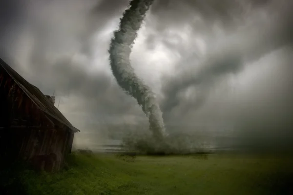 Aproximando tornado — Fotografia de Stock