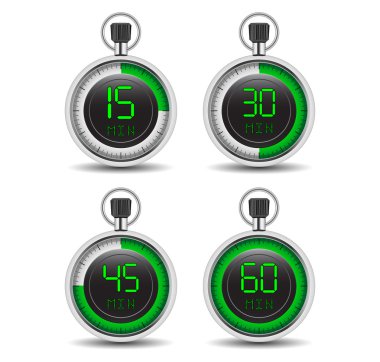 Digital timer clipart