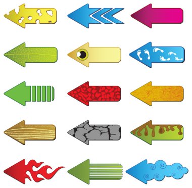 Abstract arrows clipart