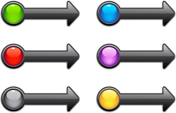 Pointeur de bouton — Image vectorielle