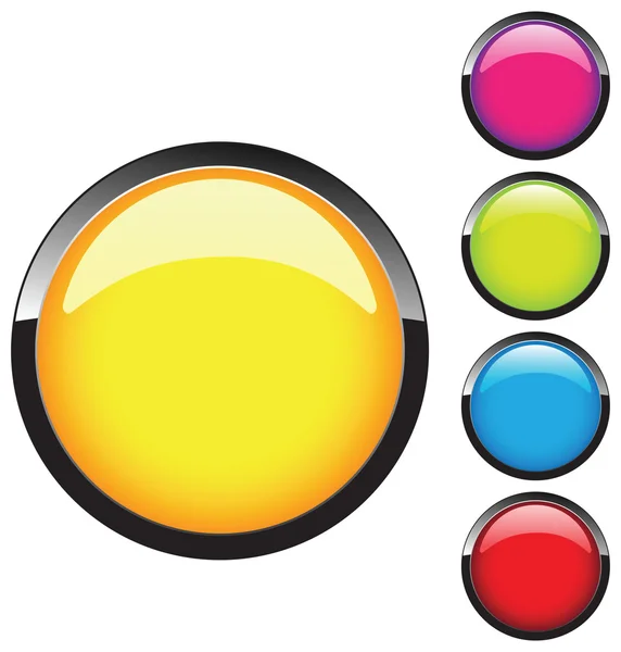 Plaque tampon bouton — Image vectorielle