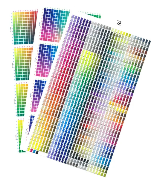 Print colours set by ten percent — Stock Photo, Image