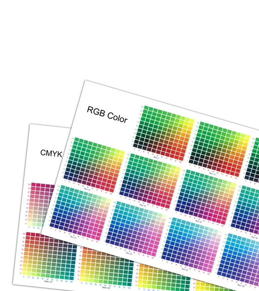 Colores de impresión fijados en un diez por ciento — Foto de Stock
