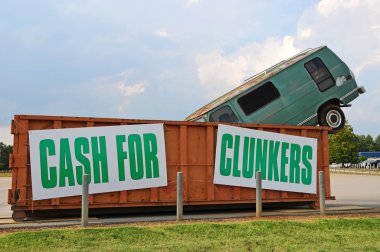Cash for Clunkers clipart