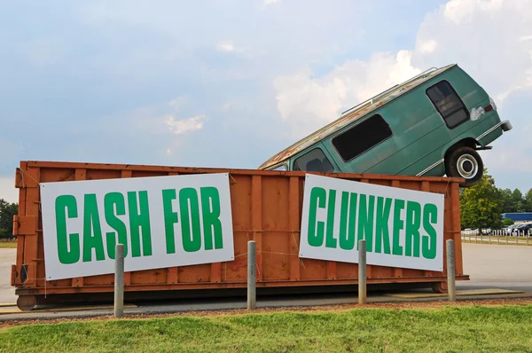 Tunai untuk Clunkers — Stok Foto