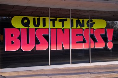 Quitting Business clipart