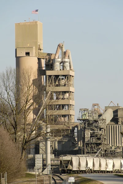 Cement verwerkingsbedrijf — Stockfoto