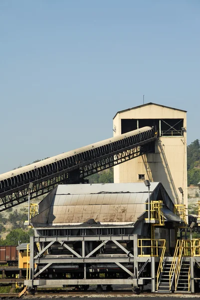 Tipple těžby uhlí — Stock fotografie