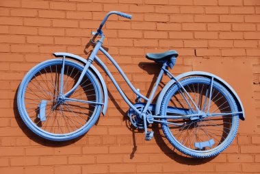 Blue Bicycle Abstract clipart