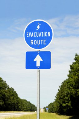 Hurricane Evacuation Route clipart