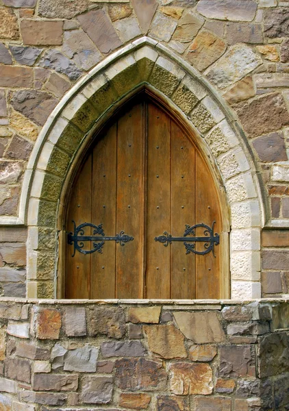 Středověká dveří — Stock fotografie