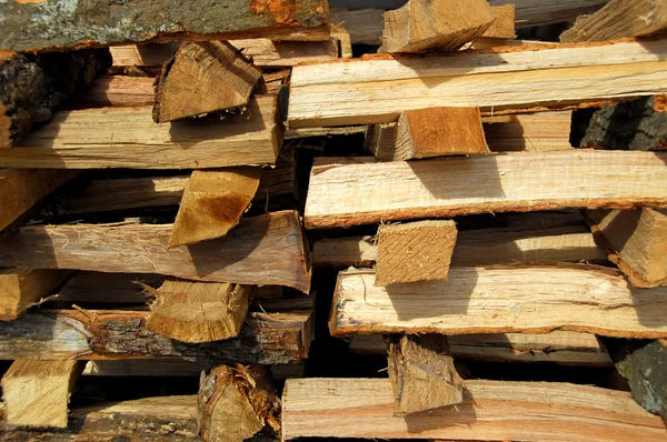 Стопка вогняної деревини — стокове фото