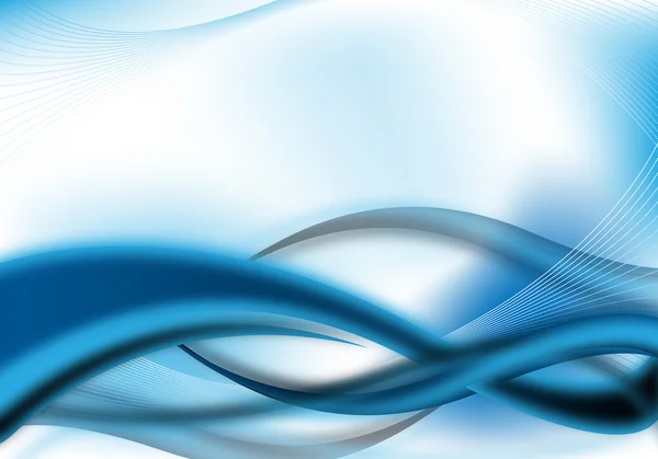 Diseño abstracto azul — Vector de stock