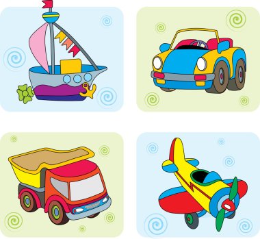 Vector transport clipart