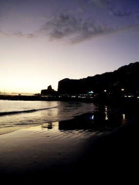 Puerto Rico Gran Canaria At Sunset