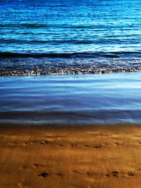 Sandblick an der Küste — Stockfoto