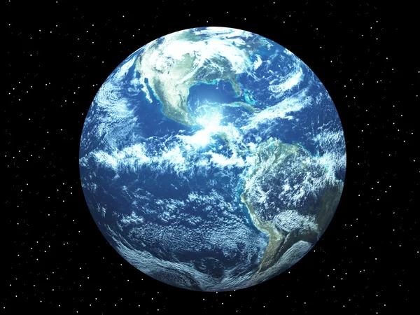 Tierra en el espacio — Foto de Stock