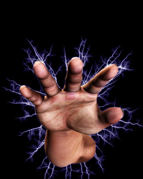 Elektrische hand — Stockfoto